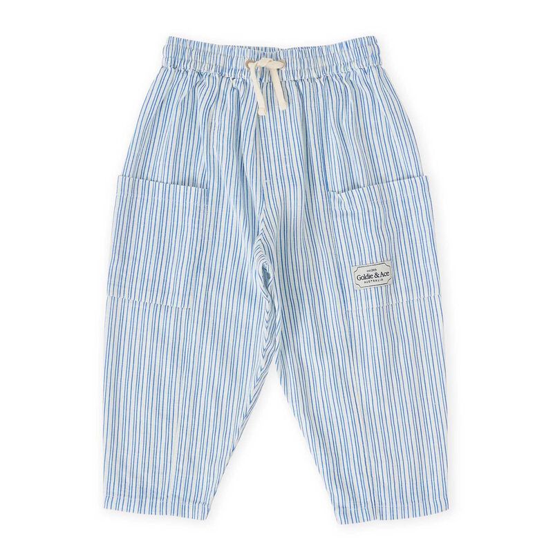 Goldie + Ace Sailor Stripe Kit Linen Pants 6M-2Y image number 0